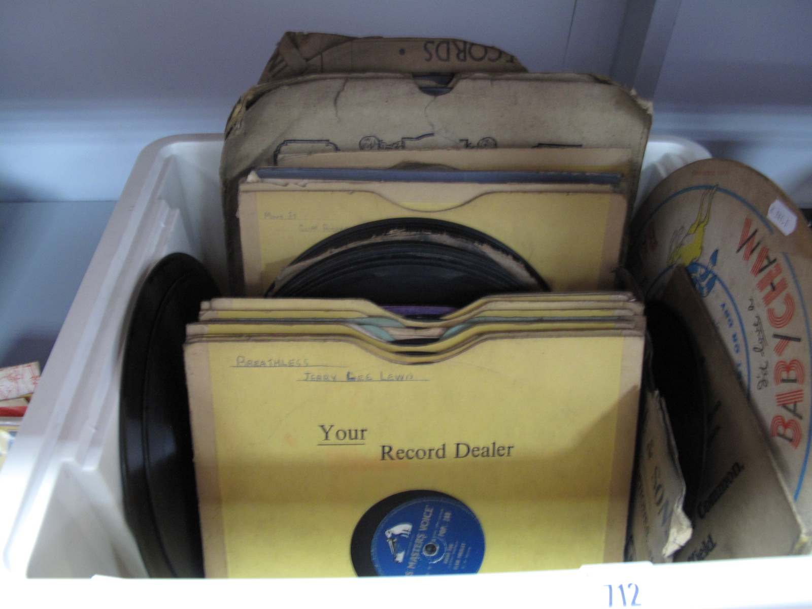 78rpm's: A Nice Collection to Include, Rock n Roll Elvis x 5 (four on RCA and 'Hound Dog' HMV