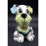 A Lorna Bailey Pottery Dog "Woof-Woof".