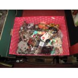 A Mixed Lot of Assorted Modern Costume Jewellery:- One Box
