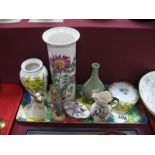 Royal Doulton 'Bride and Groom Bunnykins', Mason's 'Cathay' jug and trinket box, Portmeirion,