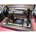 A Late XIX Century Singer Sewing Machine, (cased).