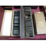 A Quantity of Glass Lantern Slides, themes to include Hogarth paintings, Yorkshire, Sheffield and