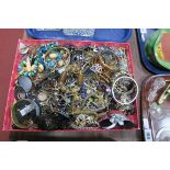 A Mixed Lot of Assorted Modern Costume Jewellery:- One Tray
