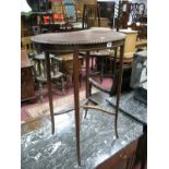 * TO BE IN FUTURE AUCTION* An Edwardian Mahogany Kidney Shaped Occasional Table, with a gadrooned