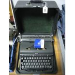 A Royal Typewriter.