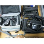 Various SLR Cameras, including Praktica Nova, Zenit B, Prakitica Nova B, Praktica LLC with Hanimex
