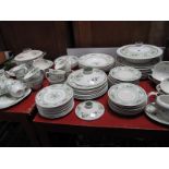 A Matched Royal Doulton 'Provencal' Part Tea and Dinner Service, of approximately eighty five