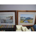 Ruth Lamb (Sheffield Artist) Seven Watercolours, to include 'Welsh Landscape', 'Autumn Glory', '