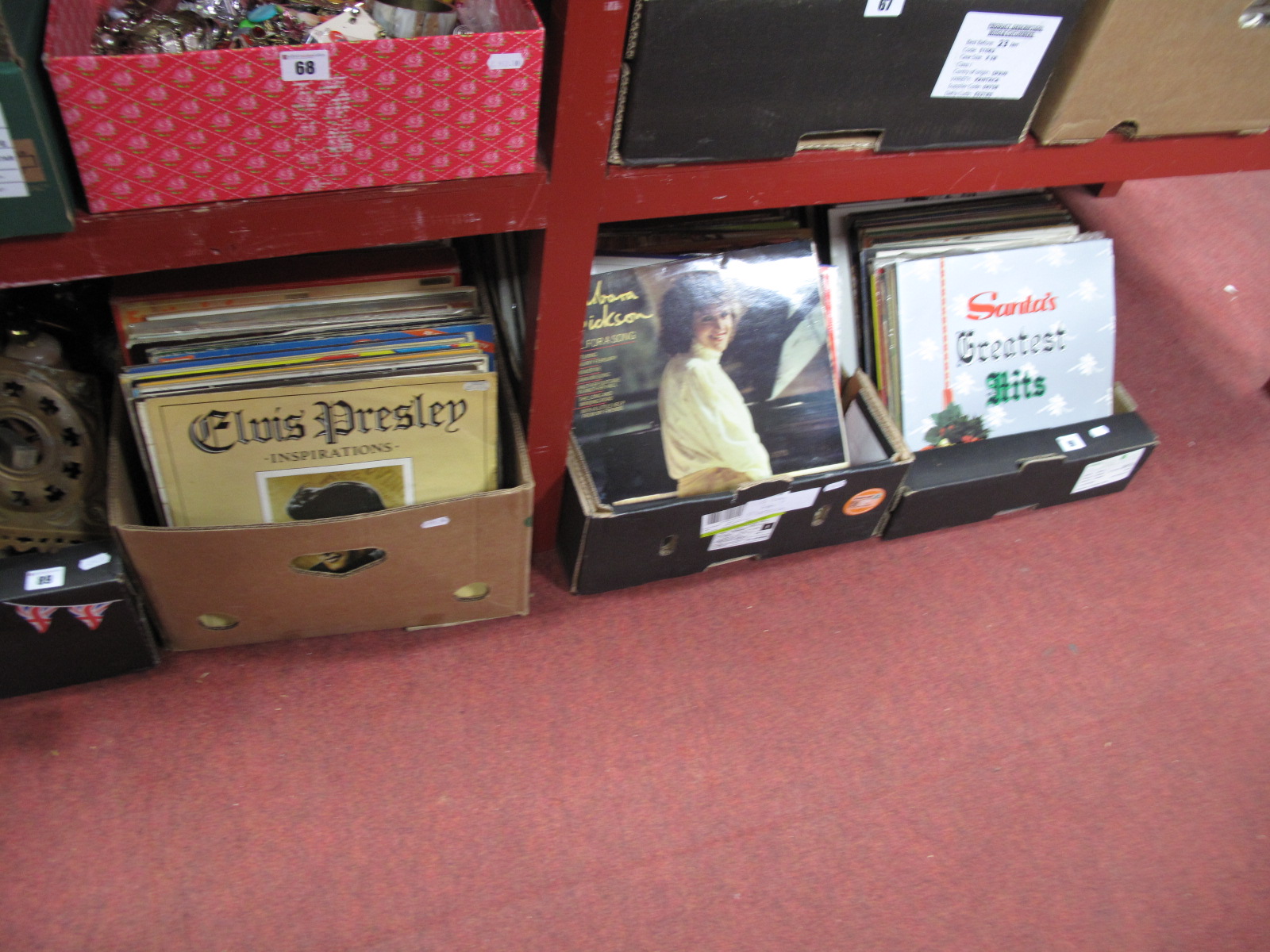 A Large Quantity of LP's Mostly 1960's and 1980's, varying styles and artists including Elvis,