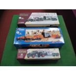 Three Corgi Diecast 1:50th Scale Trucks - US and European Outline, all boxed, including #55301