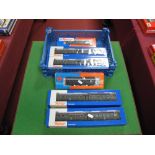 Six "HO" Scale Coaches By Roco, DB Livery, all boxed.