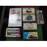 Nine Corgi Diecast Buses, all boxed in seven packs, including four Leyland Atlanteans and #C89 "60