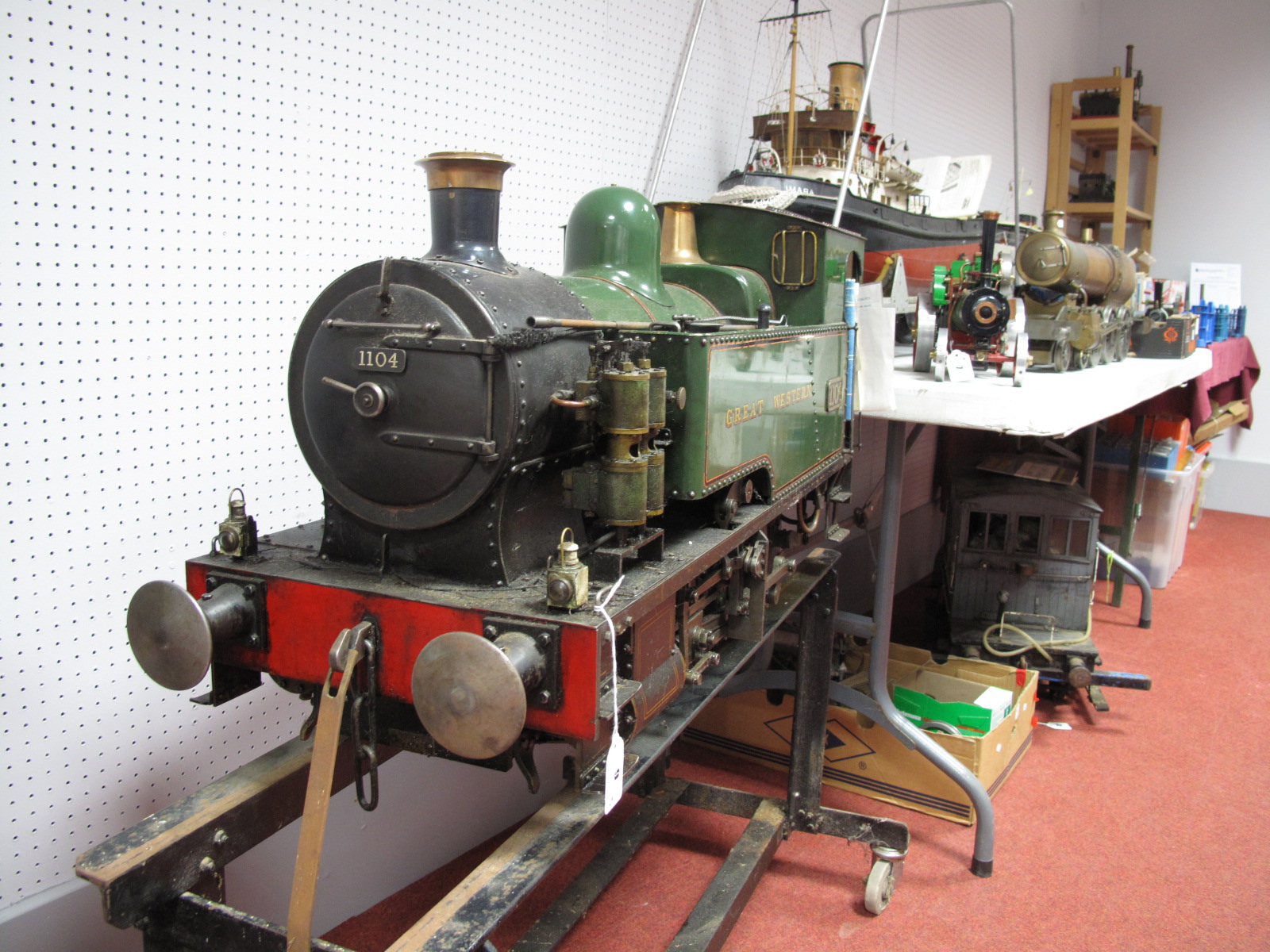 A 7¼ Inch Gauge 0-4-0 Live Steam 'Midge' Design Locomotive, based on George Gentry design of Swansea - Image 3 of 8