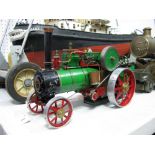 A ¾ Inch Scale Model of a Traction Engine, cylinder ½ inch diameter, 1/8 inch stroke, slip eccentric