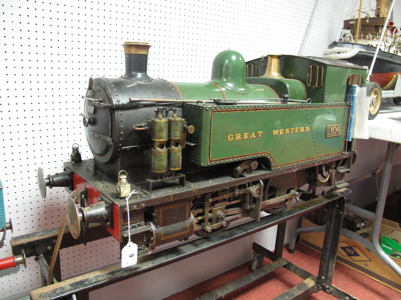 A 7¼ Inch Gauge 0-4-0 Live Steam 'Midge' Design Locomotive, based on George Gentry design of Swansea - Image 2 of 8
