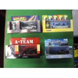 Four Corgi Film/TV Feature Vehicles, all boxed, includes #CC54508 Smokey and the Bandit.
