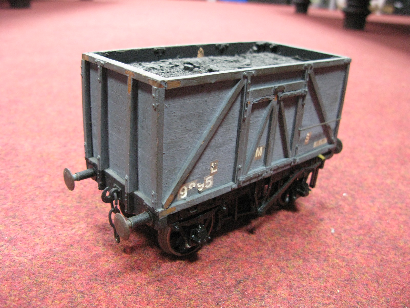 Eight Gauge 1/"G" Scale Rolling Stock Wagons and Vans, nearly all LMS liveried, including - Image 7 of 9