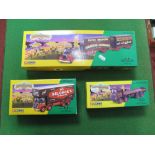 Three Corgi Diecast 1:50th Scale Showman's Trucks, all boxed, includes #15901 Scammell Highwayman