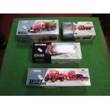 Five Corgi Diecast Vehicles 1:43rd and 1:50th Scales - all Wynns Haulage, all boxed in four packs,