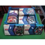 Nine Boxes of "Action Packs" Figures by Model Toys limited, in approximately 1/32nd scale, battle of