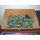 Approximately One Hundred and Sixty Britains Deetail WWII Model Plastic Figures, all German Army,