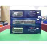 Three Boxed Liliput "HO" Gauge DR Epoche II Coaches, including #L385103 10205 Reichsreg Für Den "