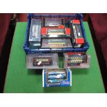 Eight 1:76th Scale "OO Railways" Diecast Buses by Original Omnibus and EFE, all boxed, including #