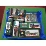Seven Corgi Diecast Vehicles Plus Set of Five Figures - All Eddie Stobart, all boxed including #
