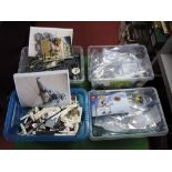 A Quantity of Playworn Loose Lego Pieces, predominately sorted into pieces from the Lego Star Wars