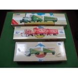 Three Corgi Diecast 1:50th Scale Circus Trucks, all boxed, includes #97897 Scammell Highwayman and