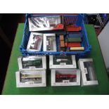 An Assortment of Diecast 1/76th Scale Buses and Trucks by EFE and Others. Some boxed.