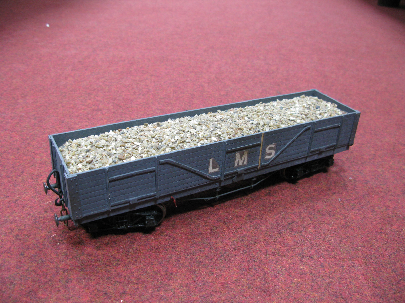 Eight Gauge 1/"G" Scale Rolling Stock Wagons and Vans, nearly all LMS liveried, including - Image 2 of 9