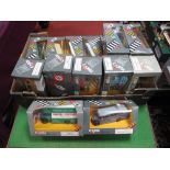 Fifteen 1:50th Scale Doecast Vehicles by Corgi, all boxed, all Bedfords - Buses and Lorries.