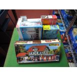 Seven Boxed Opened But Unstarted HO Scale European Outline Plastic Kits by Faller and Vollmer,