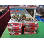 Eleven 1-76th Scale Unstarted Plastic Kits of Military Figures, by ESCI. All Boxed, unchecked.