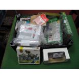 An Assortment of Model Railway Accessories, including figures and scenic features.