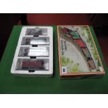 A Boxed Rowa "HO" Gauge #1101 Outline German Train Pack, comprising 0-6-0 Locomotive R/No. 1705, two