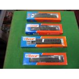 Four Liliput HO Scale DR Coaches. All boxed.