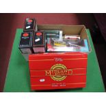 Nine 1:76th Scale "OO Railways" Diecast Buses by Original Omnibus and EFE, mostly boxed in five