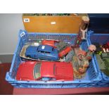 A Quantity of Mainly 1950s and 1960's Tinplate Toys, including a Japanese Ferrari, parts to a