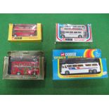 Corgi No. 468 Routemaster Bus 'Outspan', diecast wheels. Very good plus, boxed, tears to box, plus