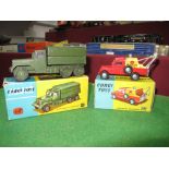 Two Original Corgi Diecast Vehicles, No. 1118 6 x 6 Army Truck, fair, boxed. Wear to box and No. 417