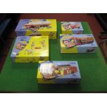Five Corgi Diecast Chipperfields Circus Models - 1994 to 1997 Issue, all boxed, includes two