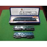 Three "OO" Gauge Outline Diesel Locomotives by Hornby, Bachmann, Tri-ang, comprising Hornby Class 25