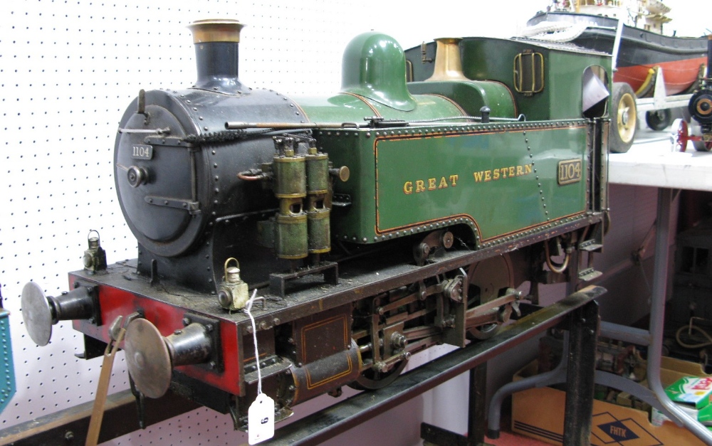 A 7¼ Inch Gauge 0-4-0 Live Steam 'Midge' Design Locomotive, based on George Gentry design of Swansea