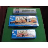 Three Corgi Diecast 1:50th Scale Trucks - US Outline, all boxed, including #55107 Diamond T Tank