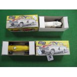 Two Original Airfix Slot Car Motor Racing Boxed Cars, 1936 Auto Union and 1937 Mercedes.
