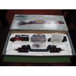 A Boxed Corgi #18007 1:50th Scale Diecast Heavy Haulage Set, Wrekin Roadways, Twin Scammell