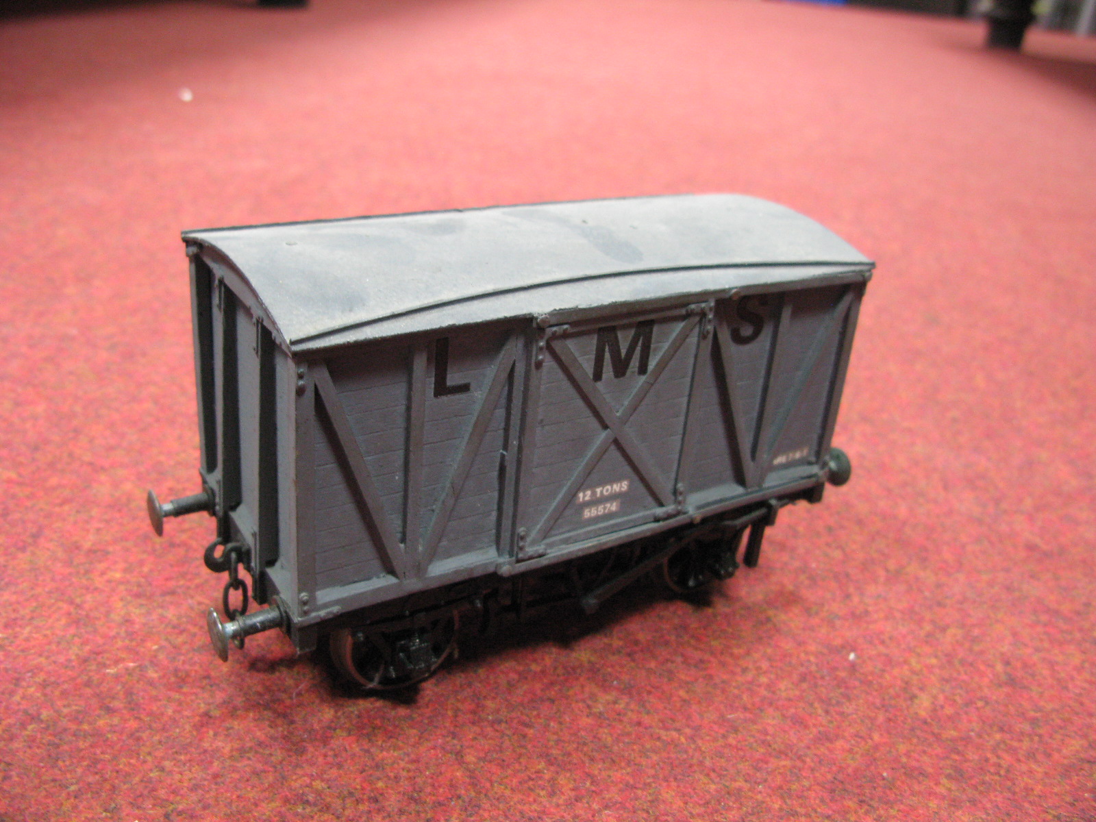 Eight Gauge 1/"G" Scale Rolling Stock Wagons and Vans, nearly all LMS liveried, including - Image 4 of 9