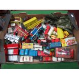 A Quantity of Diecast Vehicles, by Dinky/Corgi/Matchbox and others. All playworn, repainted, etc.